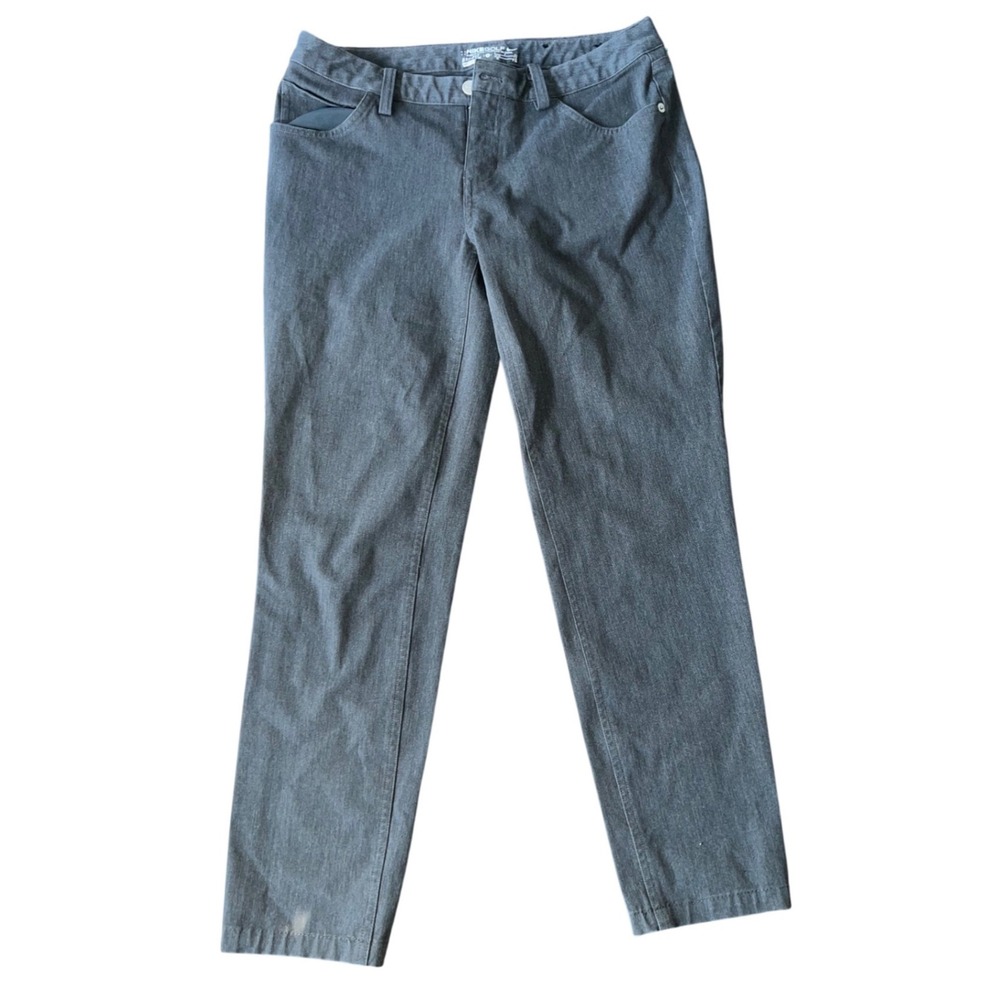 Nike Golf Kids Gray Dri-Fit Pants Size 6 Athletic Performance Casual